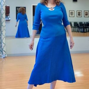 Vintage Iridescent peacock damask skirt